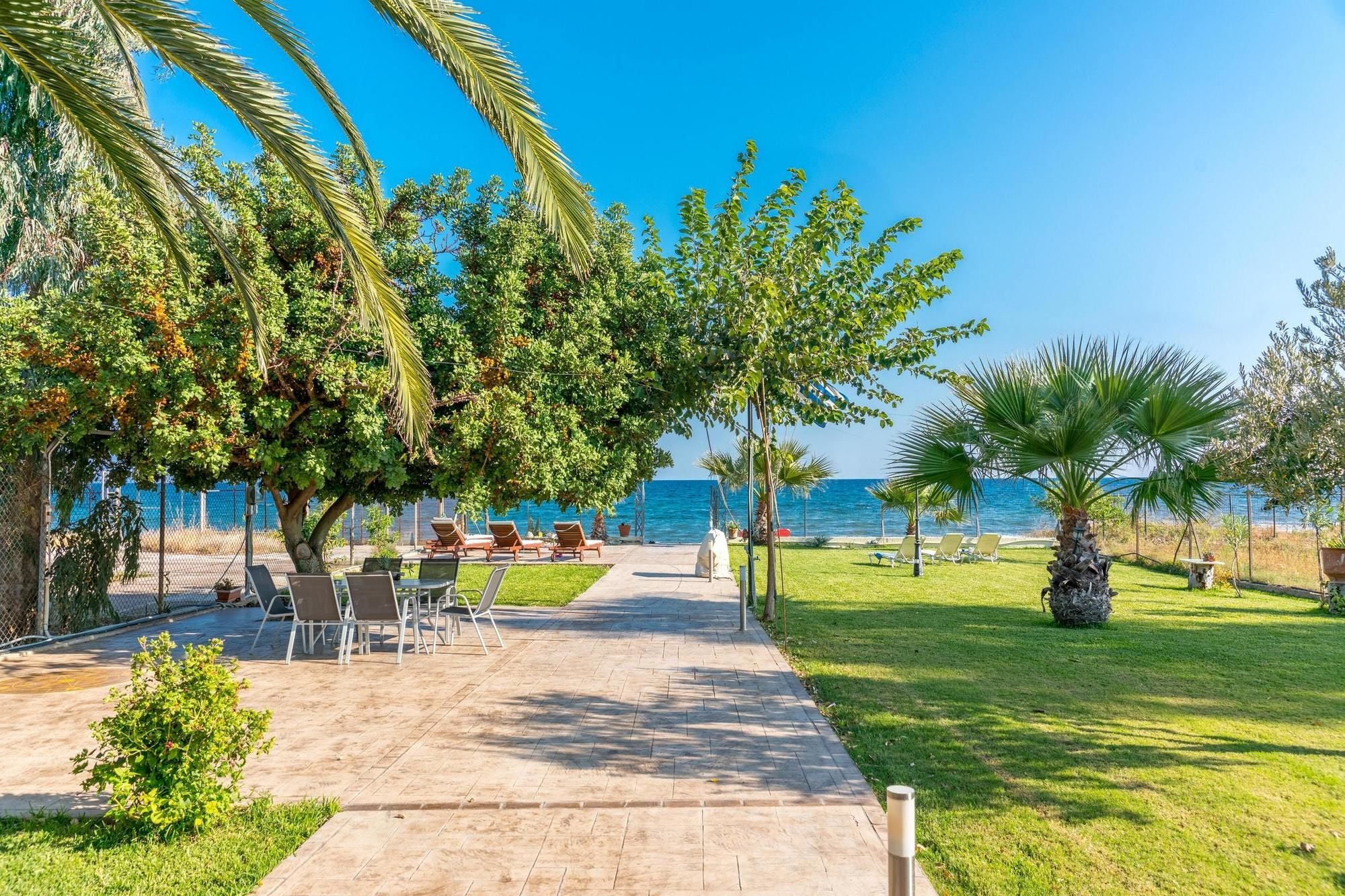 Maria'S Seaside Villa - House With 3 Rooms In Marathon, With Wonderful Eksteriør bilde
