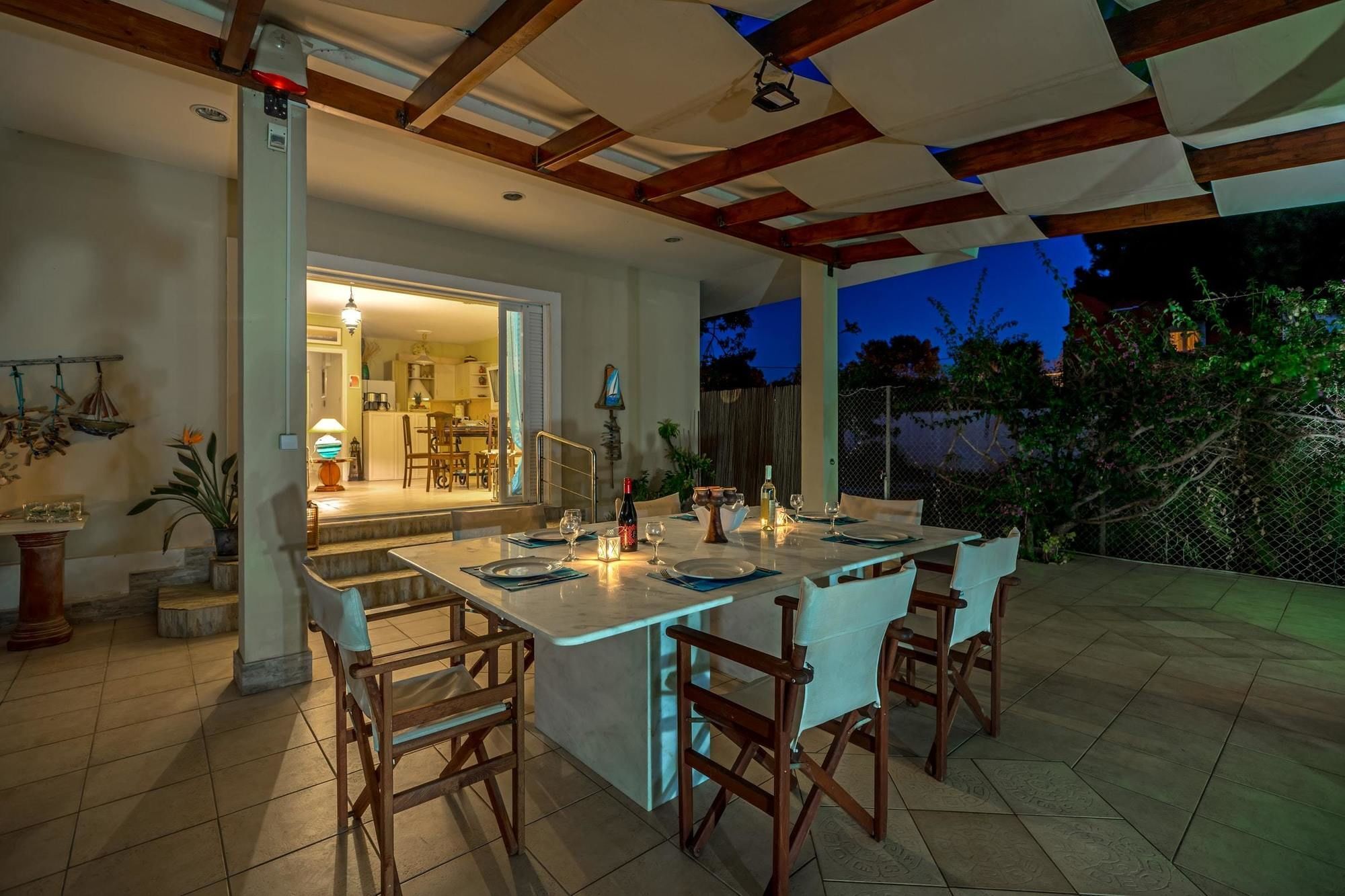 Maria'S Seaside Villa - House With 3 Rooms In Marathon, With Wonderful Eksteriør bilde