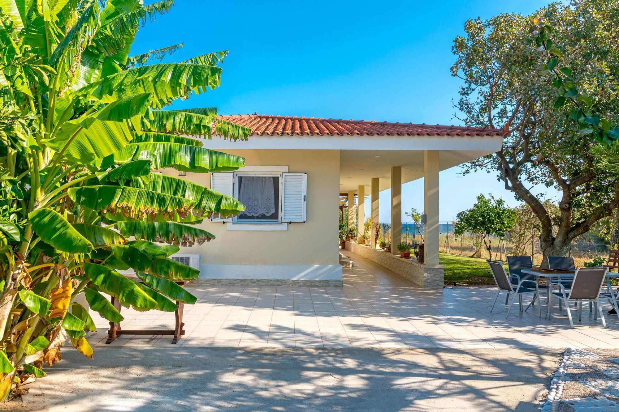 Maria'S Seaside Villa - House With 3 Rooms In Marathon, With Wonderful Eksteriør bilde