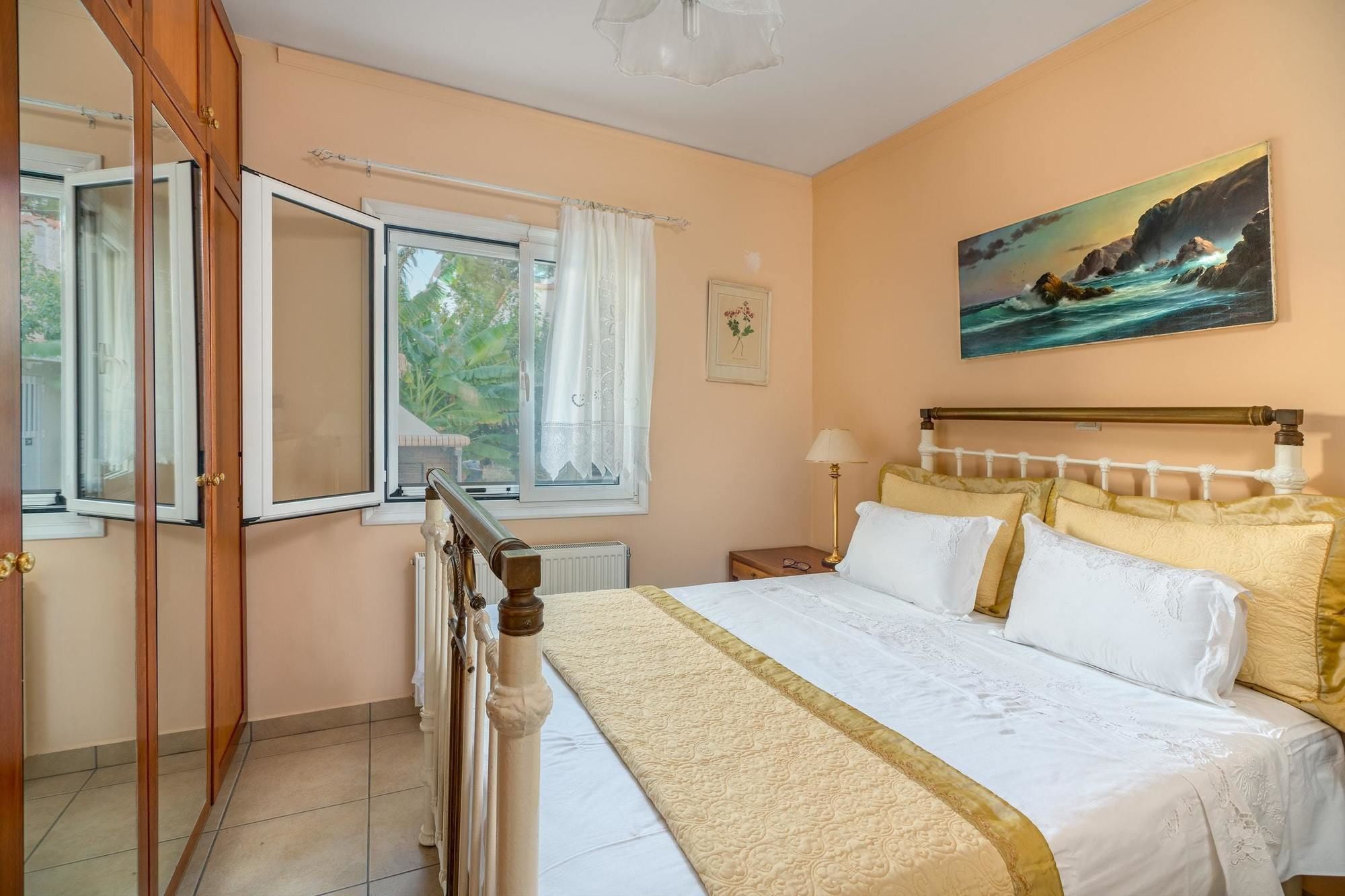 Maria'S Seaside Villa - House With 3 Rooms In Marathon, With Wonderful Eksteriør bilde