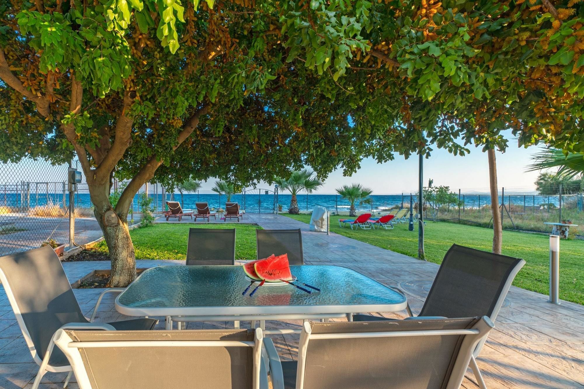 Maria'S Seaside Villa - House With 3 Rooms In Marathon, With Wonderful Eksteriør bilde